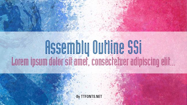 Assembly Outline SSi example